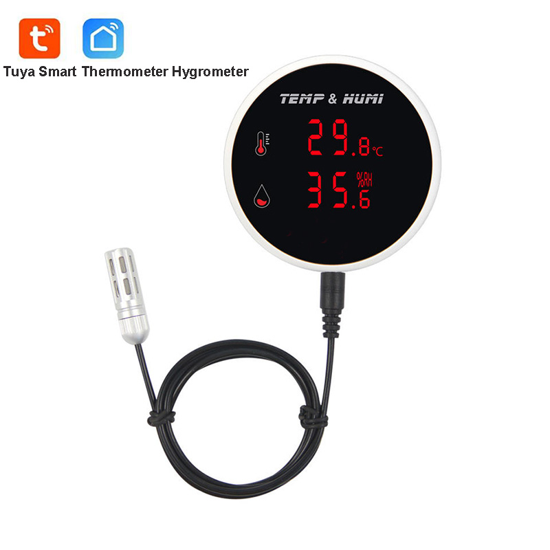 Wifi Thermostat - Tuya WiFi Thermometer Hygrometer Smart Sensor
