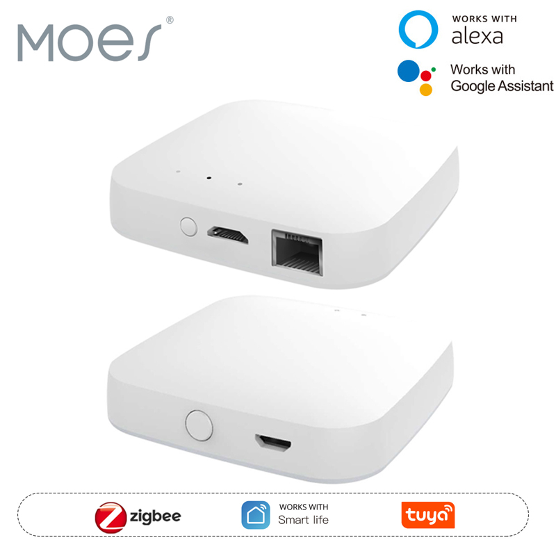 Smart Home Hub Ikea - MOES Tuya ZigBee3.0 Smart Hub, Wireless/Wired