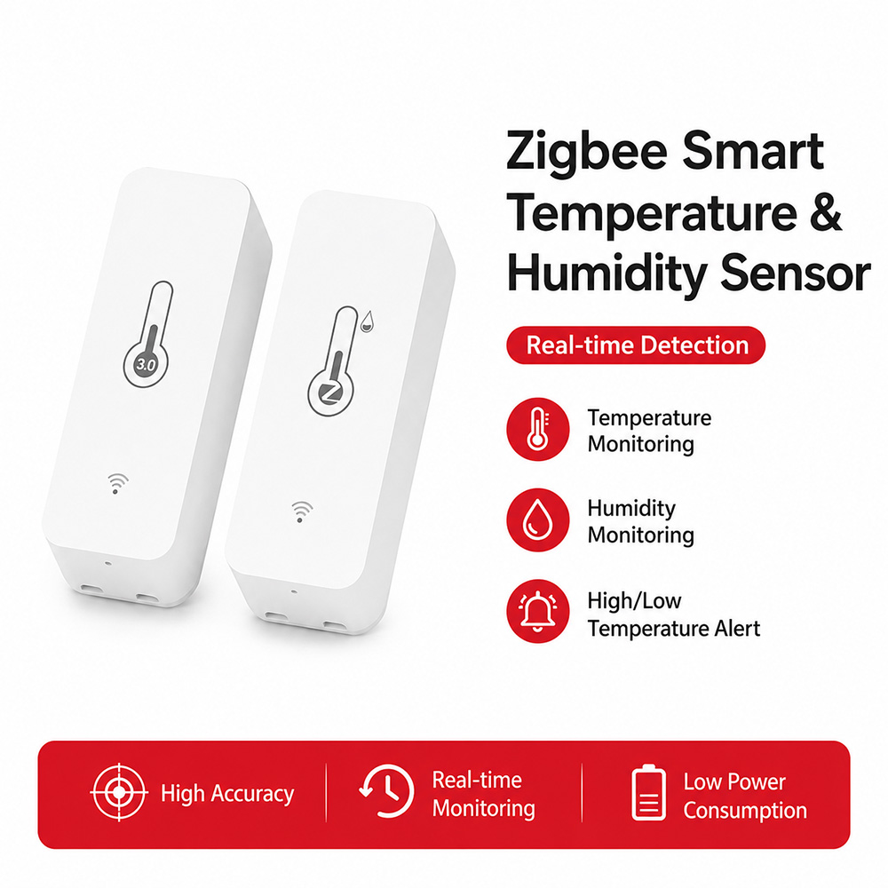Smart Home Yandex - Zigbee Temperature Humidity Sensor Smart Thermometer