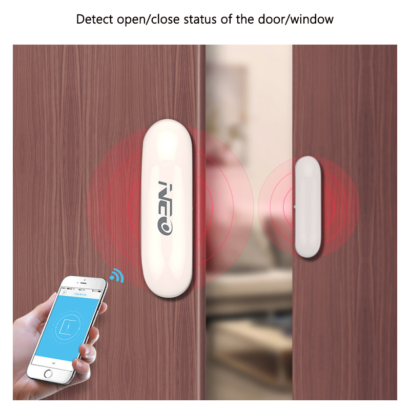 Door Window Sensor - Intelligent Wireless Door Magnetic Detector Alarm
