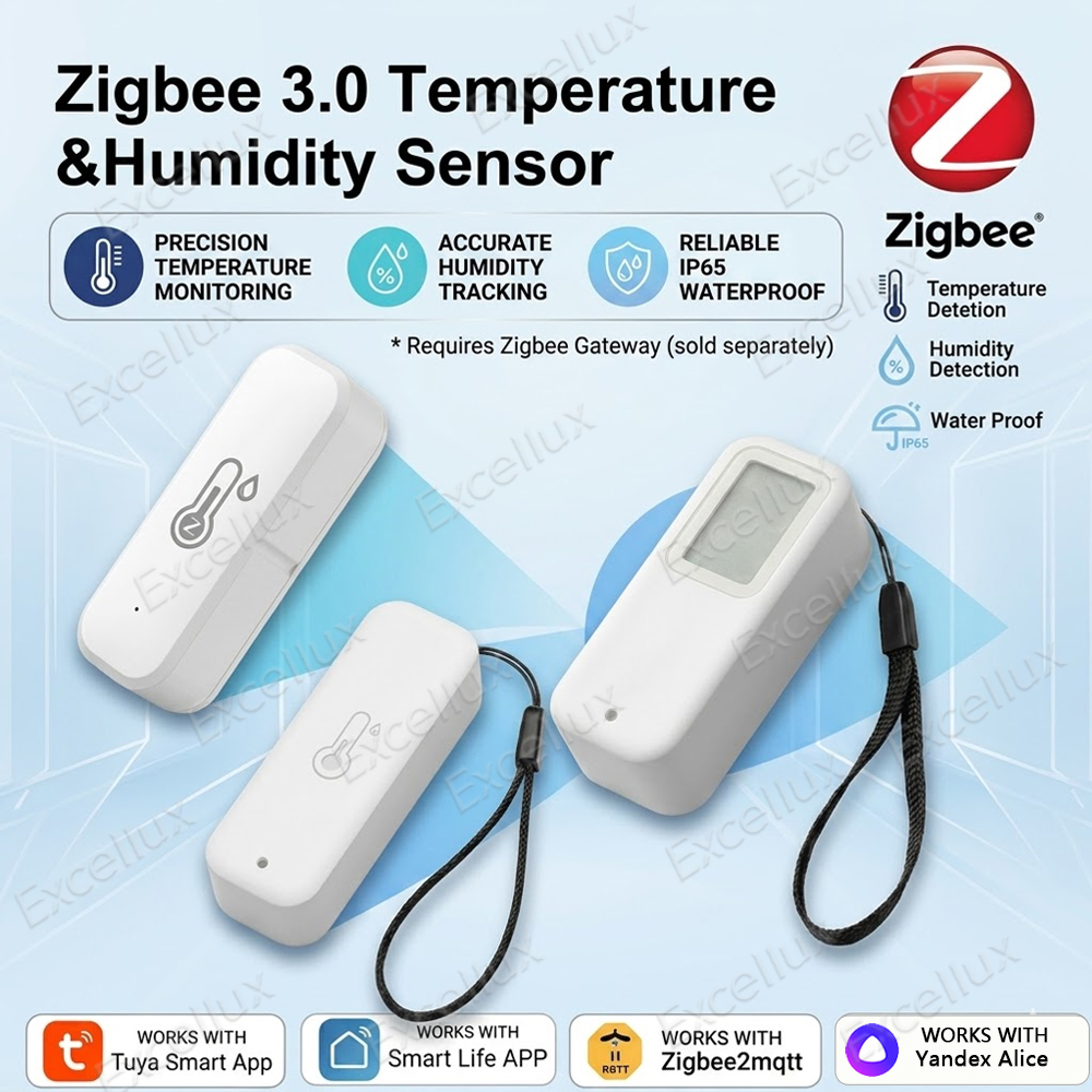 Smart Home Yandex - Tuya Zigbee Smart Temperature Humidity Sensor