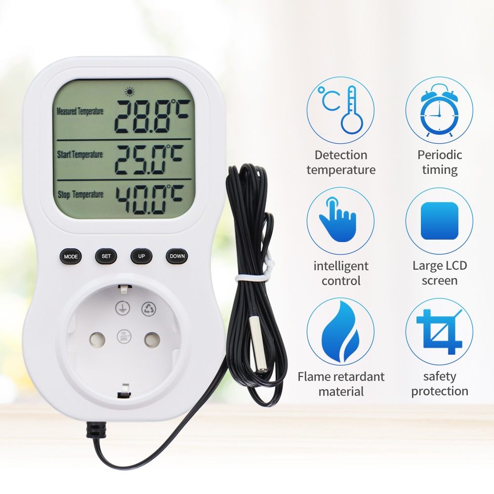 Smart Thermostat LCD Digital T - đánh giá và giá Wifi Thermostat