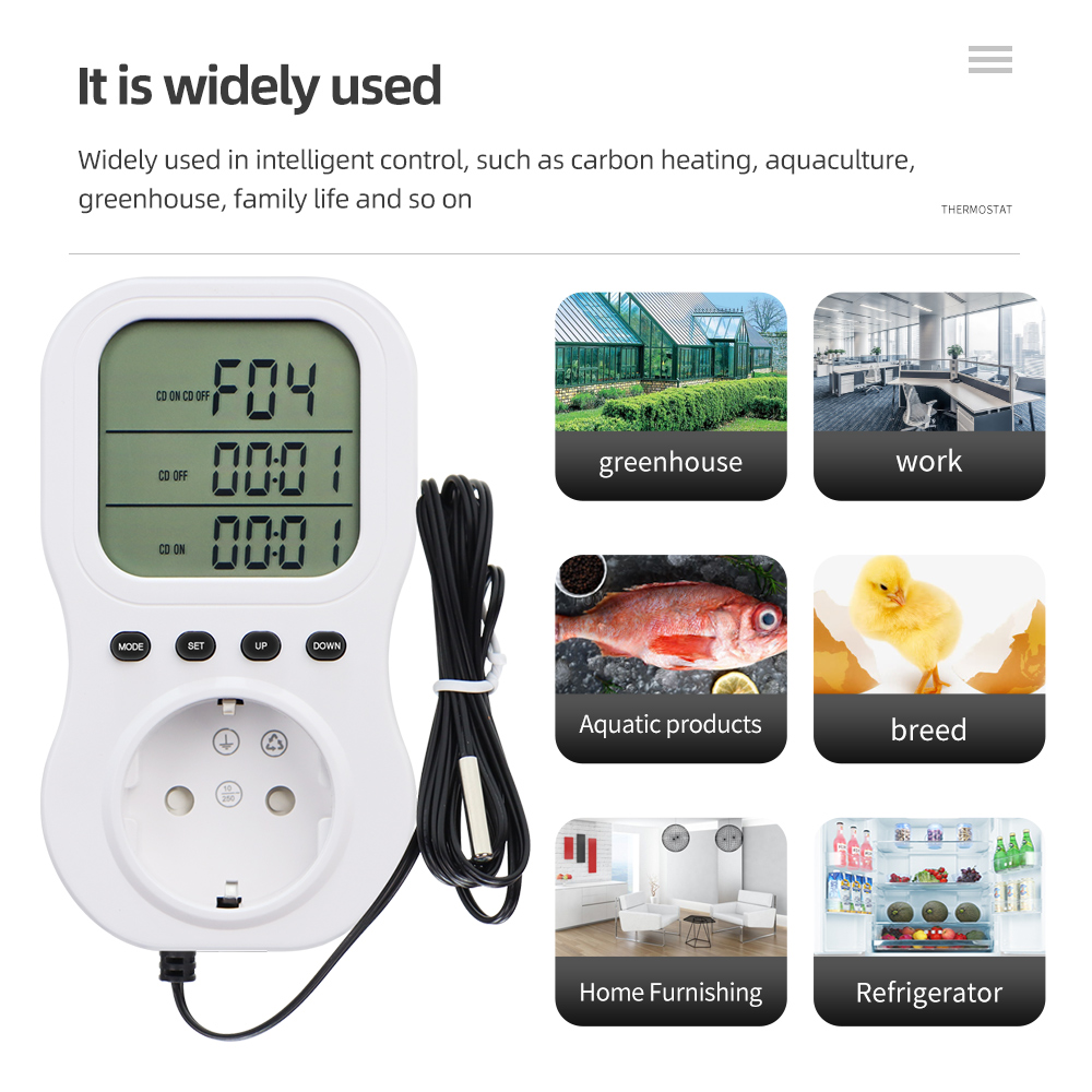 Smart Thermostat LCD Digital T - đánh giá và giá Wifi Thermostat