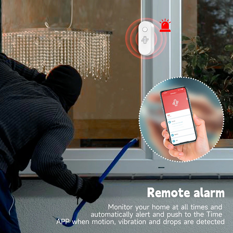 Tuya WiFi Vibration Detector G - đánh giá và giá Door Window Sensor