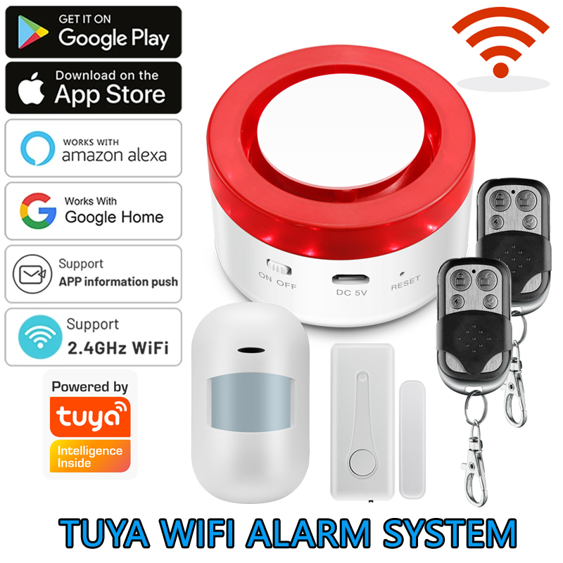 WiFi Tuya Home Alarm System 12 - đánh giá và giá Home Automation Kit