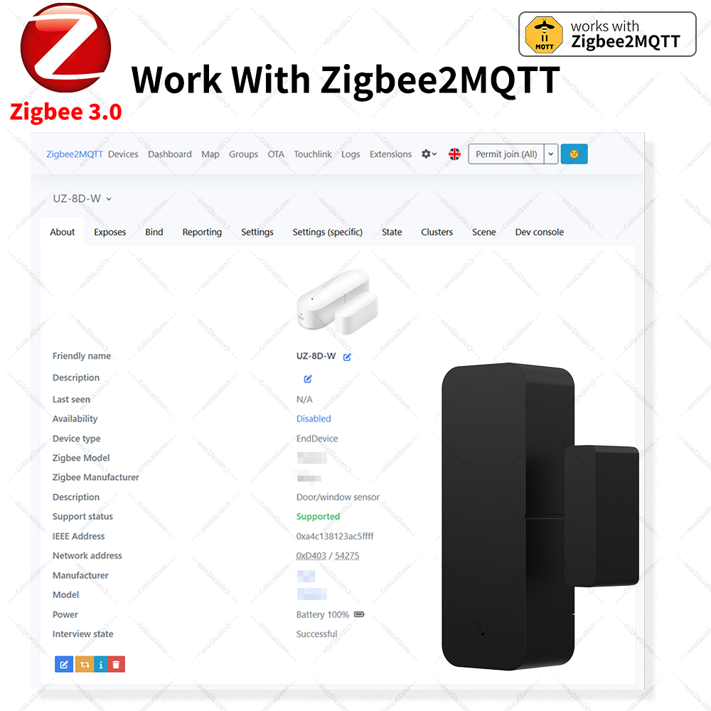 Zigbee 3.0 Door Window Sensor  - đánh giá và giá Smart Home Yandex