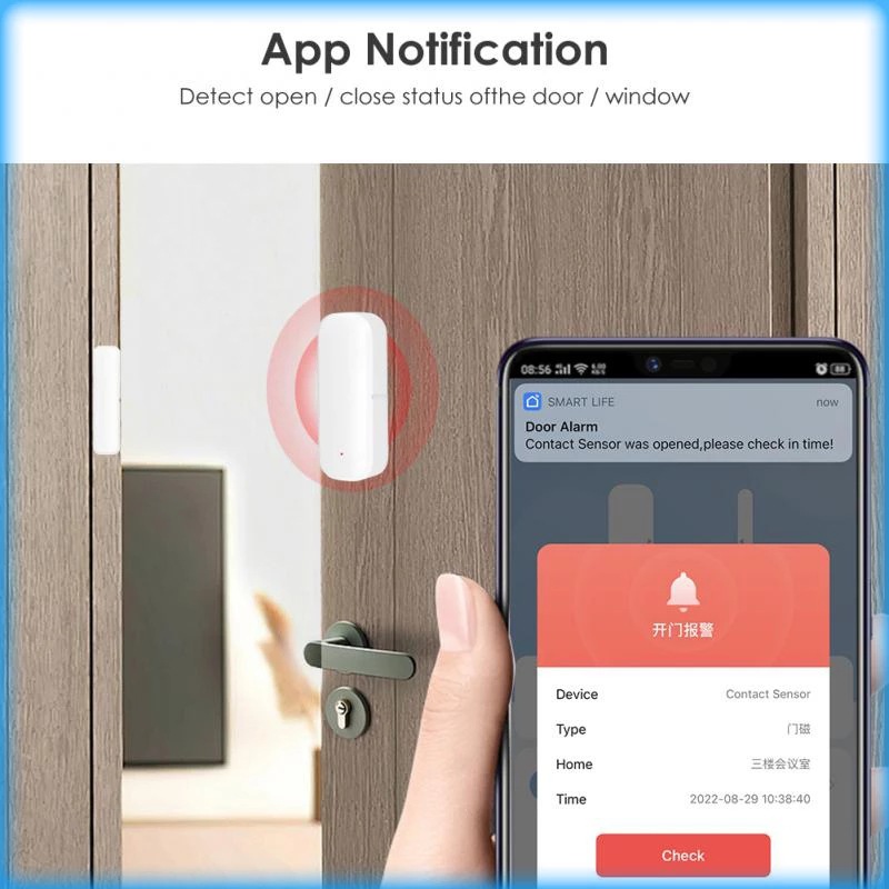 Tuya Wi-Fi Smart Door And Wind - đánh giá và giá Door Window Sensor