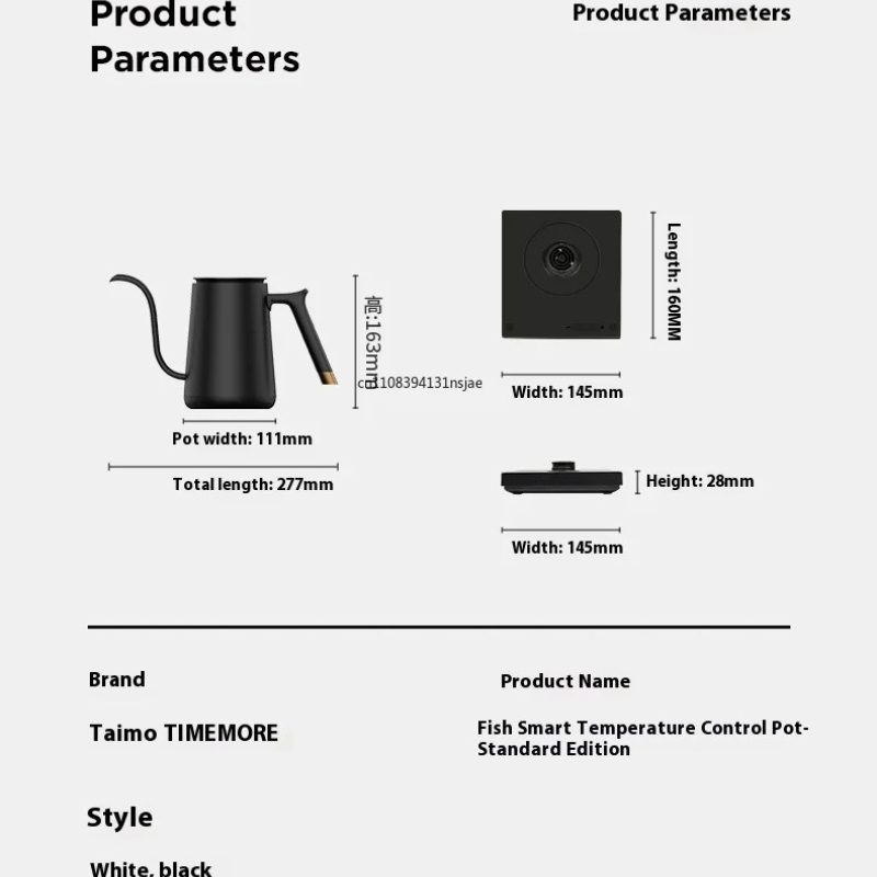 2026 Timemore Fish Smart Elect - đánh giá và giá Home Smart Kettle