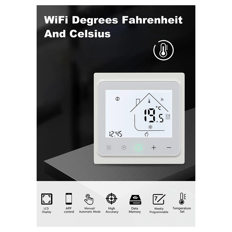 16A Tuya Smart WiFi Thermostat - đánh giá và giá Wifi Thermostat
