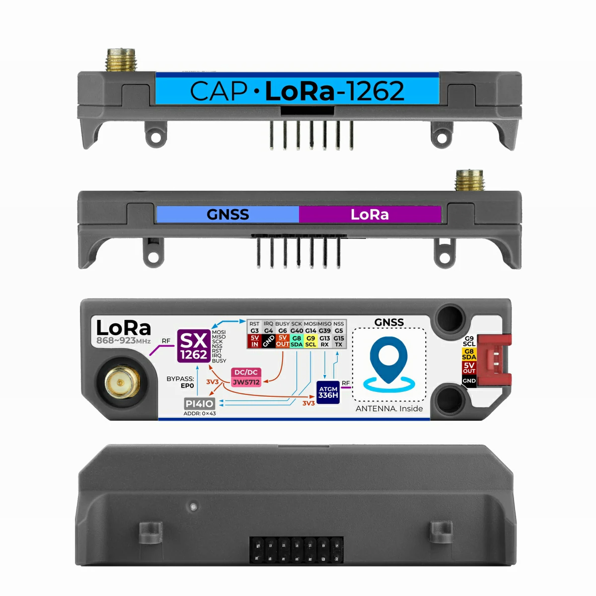 M5Stack Cap LoRa-1262 for Card - đánh giá và giá Smart Home Automation