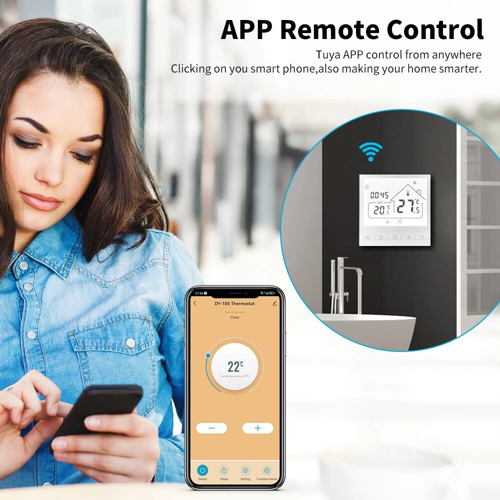 Tuya Smart WiFi Thermostat Wat - đánh giá và giá Smart Home Yandex