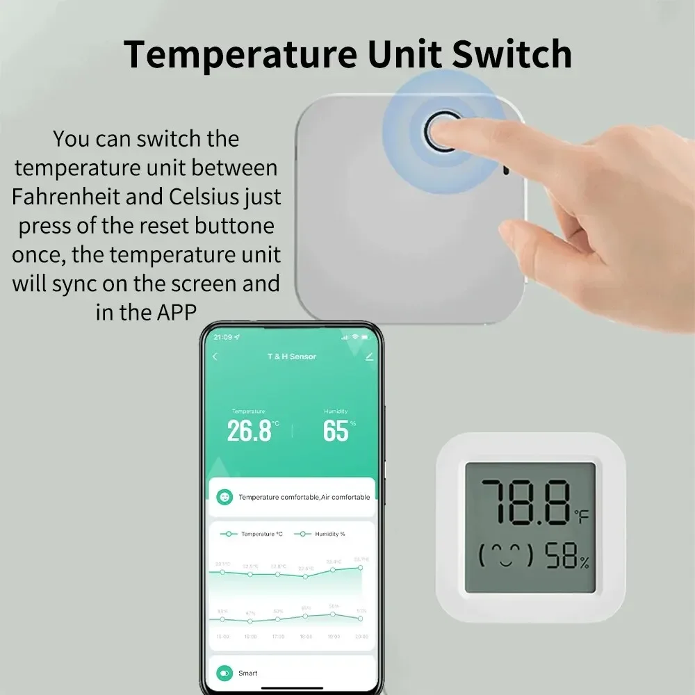 Zigbee 3.0 Temperature Humidit - đánh giá và giá Smart Home Yandex
