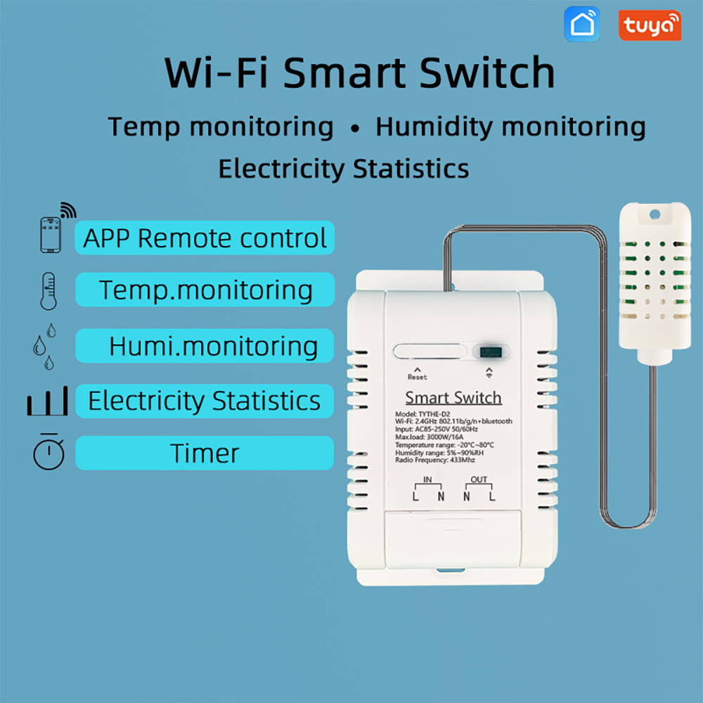 WiFi TH-16 Switch Tuya Wireles - đánh giá và giá Wifi Thermostat