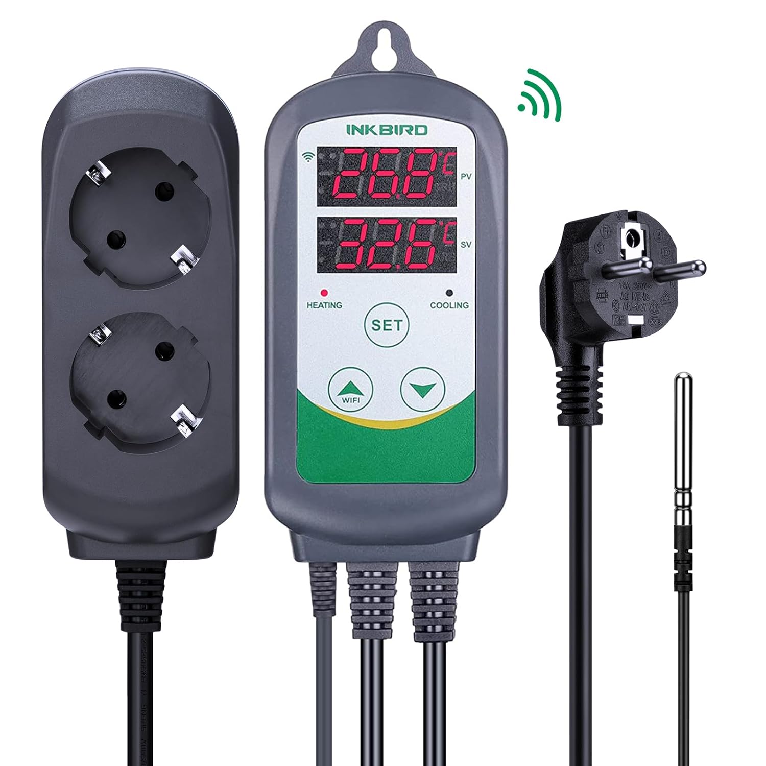 INKBIRD ITC-308-WiFi Digital T - đánh giá và giá Wifi Thermostat