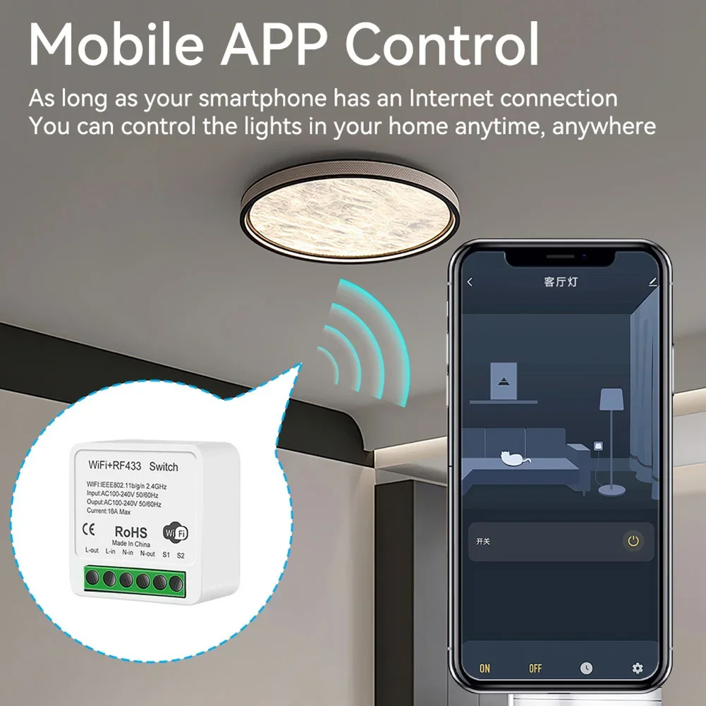 Voice Control Module WiFi RF43 - đánh giá và giá Smart Home Automation