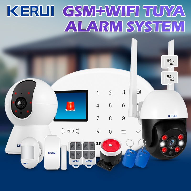 KERUI Tuya Wireless Home Alarm - đánh giá và giá Home Automation Kit