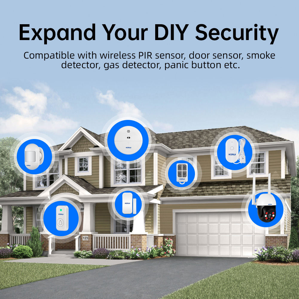 KERUI Tuya Wireless Home Alarm - đánh giá và giá Home Automation Kit