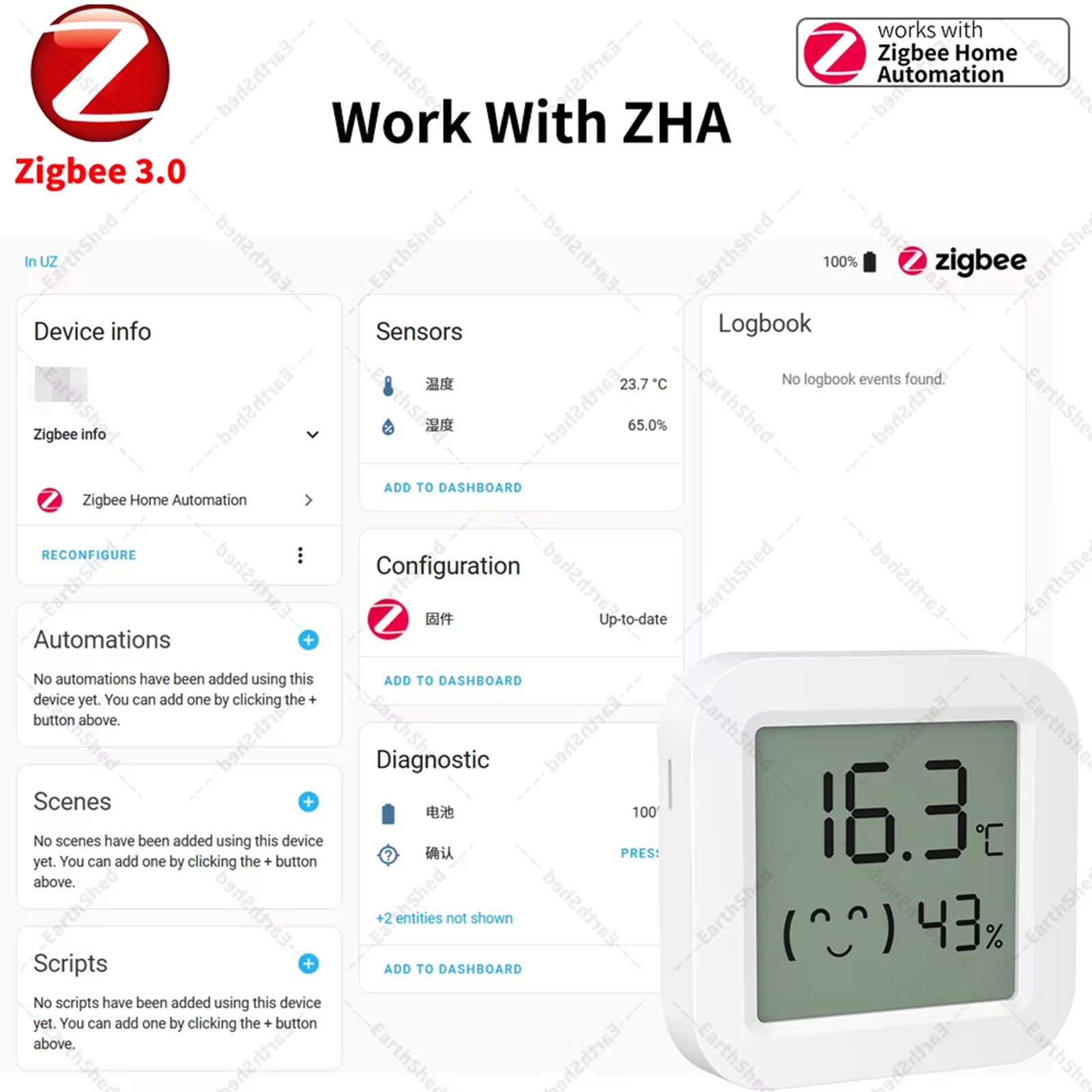 Zigbee 3.0 Temperature and Hum - đánh giá và giá Smart Home Yandex