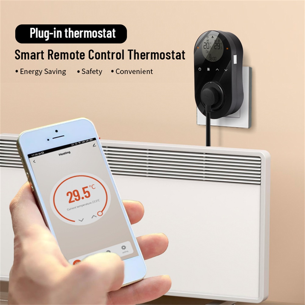 New Dual Sensor Thermostat WIF - đánh giá và giá Wifi Thermostat